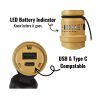 2-in-1 Camping Lantern & Power Bank – Vintage Style, Long Battery Life