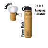 2-in-1 Camping Lantern & Power Bank – Vintage Style, Long Battery Life