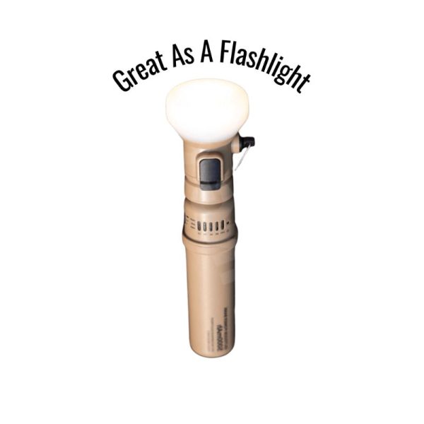 2-in-1 Camping Lantern & Power Bank – Vintage Style, Long Battery Life