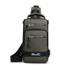 Men's Waterproof Crossbody Bag with USB Port – Travel Chest Sling Daypack