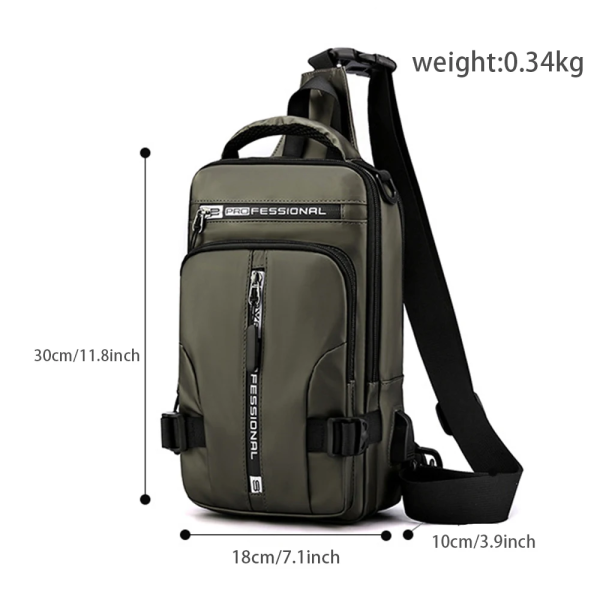 5a991b7c42d4d697843d50ced26427b0.png Men's Waterproof Crossbody Bag with USB Port – Travel Chest Sling Daypack